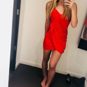 Red H&M dress